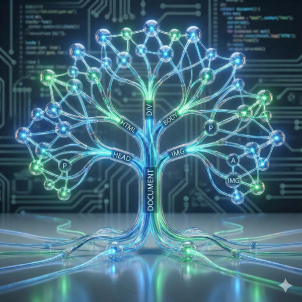 The dom is the structure of the webpage affecting overall performance.