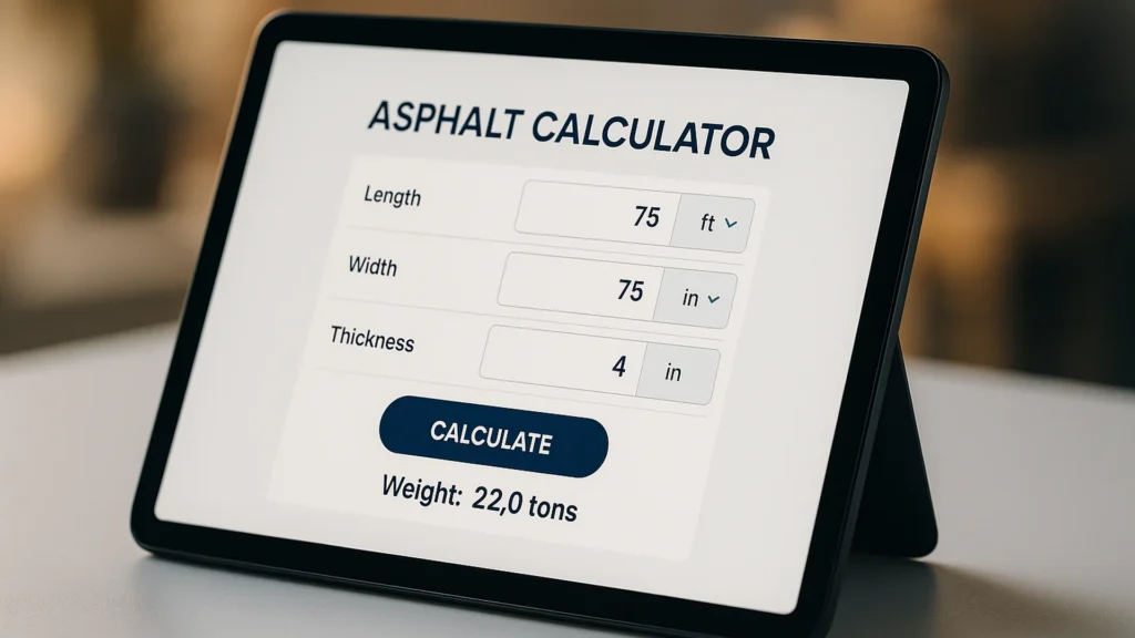 Asphalt Calculator - Tool