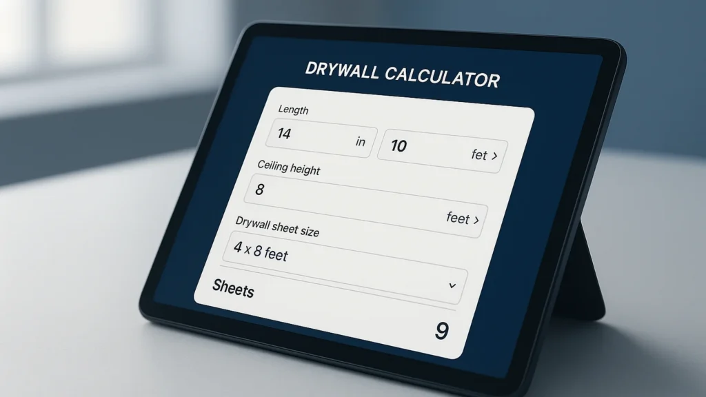 Drywall Calculator - Tool