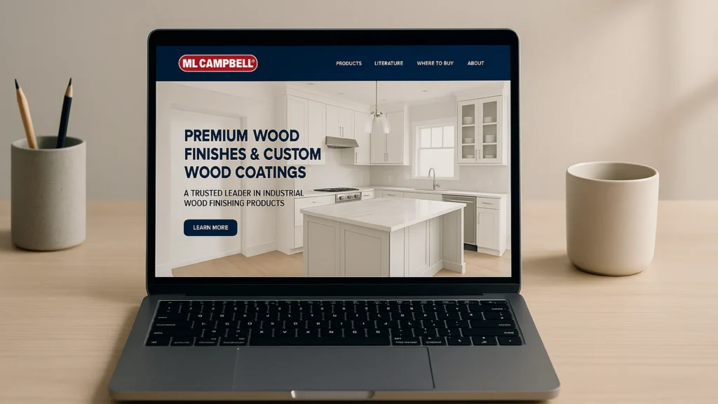 M.L. Campbell Website - project image