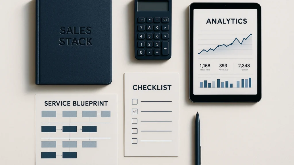 The Service Business Sales Stack: Six Tools, Three Levers, One Audit - Post