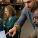 Microsoft Word Training – Level 1 (Microsoft 365/2021) training session with adult learners in a realistic professional environment