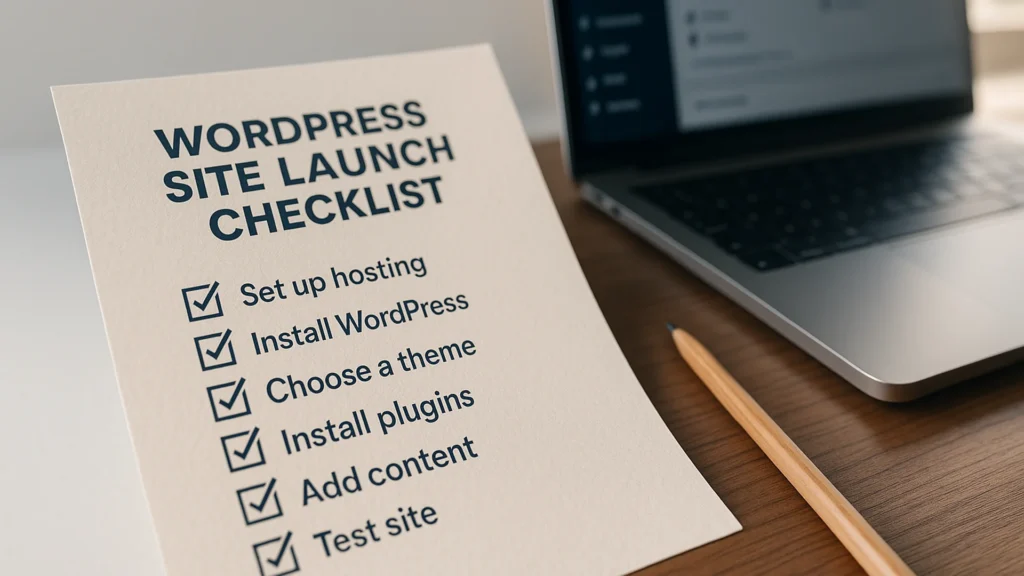 Featured image for WordPress Site Launch Checklist