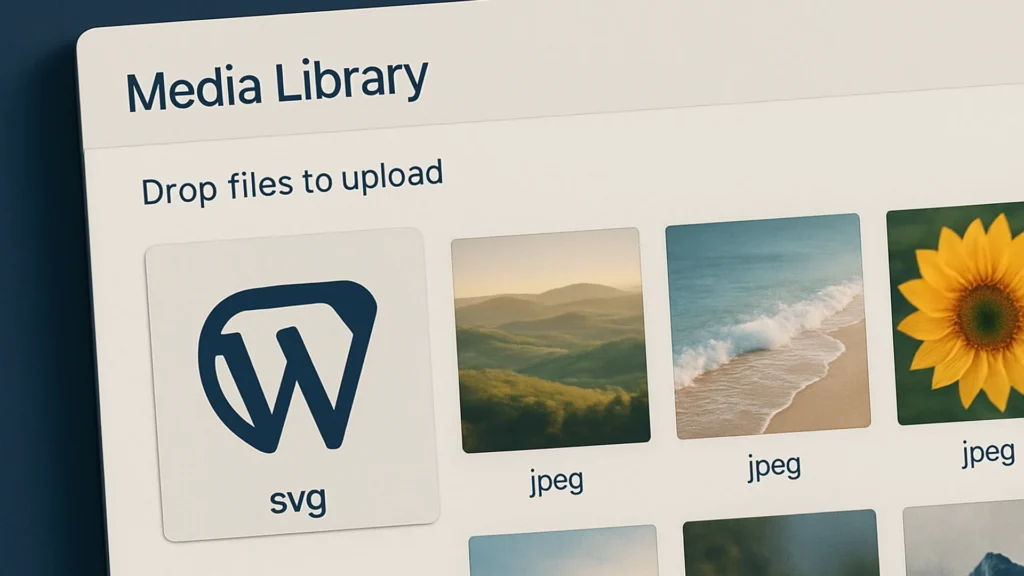 Featured image for WordPress SVG Plugin · Safe SVG Uploads in the Media Library