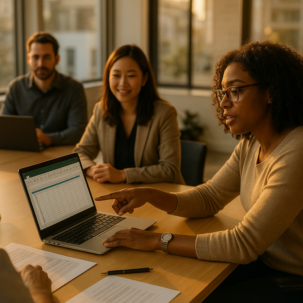 Photorealistic featured image for Microsoft Excel Training 101 – St. Catharines (May 29, 2026) (event listing)