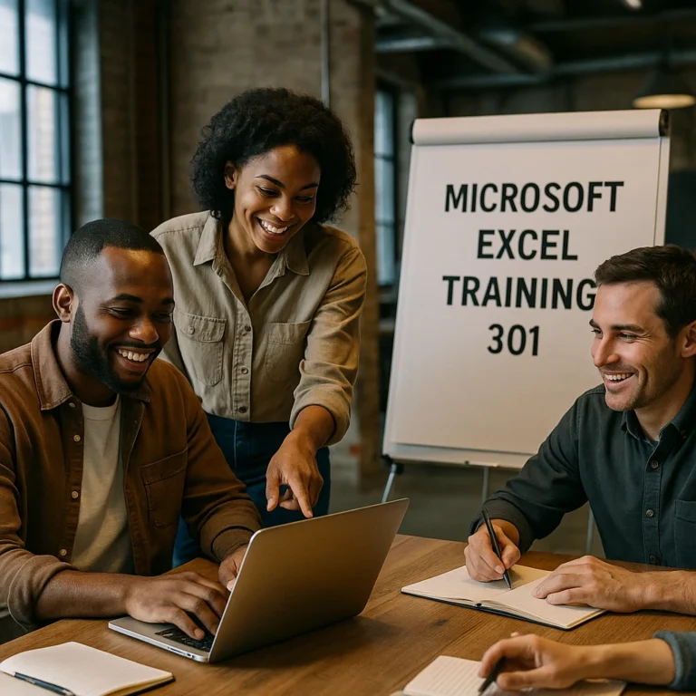 Photorealistic featured image for Microsoft Excel Training 301 (training program)