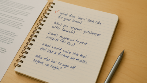 The 20-Minute Discovery Call — What I Ask, Why I Ask It, and What a Good Answer Sounds Like