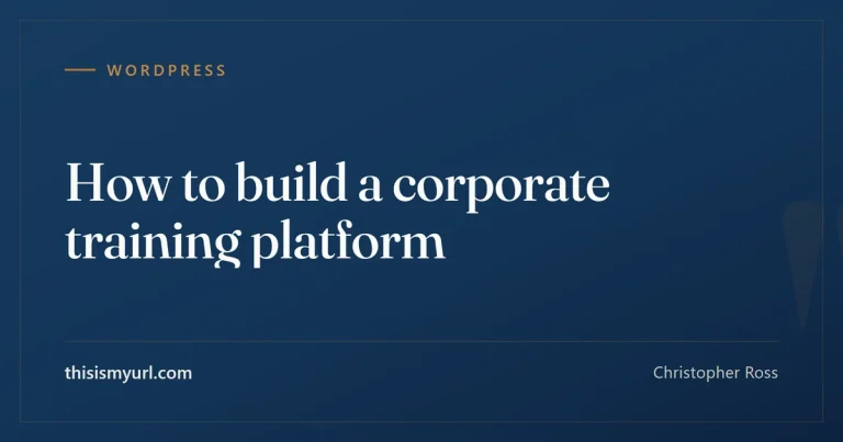 What internal training platforms actually get judged on
